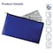 Better Office Products Zippered Security Bank Deposit Bag, Blue, Leatherette, Cash Bag, Coin Bag, Utility Pouch, 6PK 24006 - alternate 6